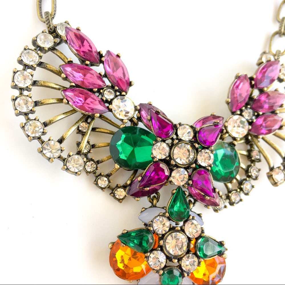 Jcrew vintage crystal statement necklace - Picture 5 of 6